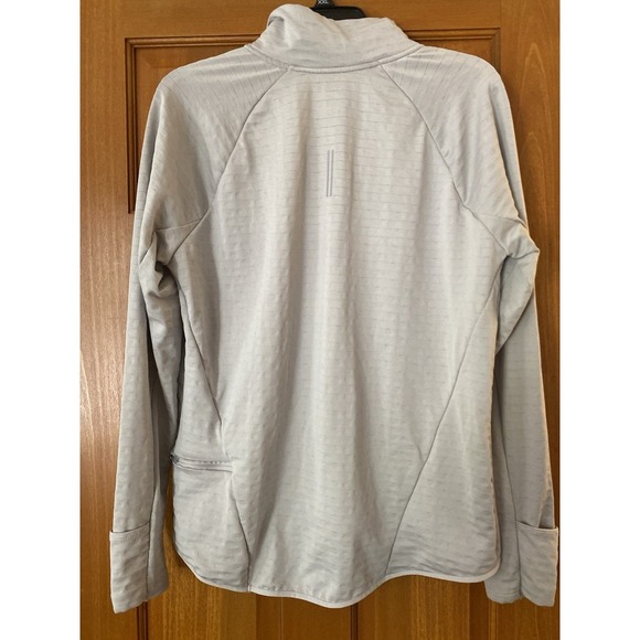 Nike Sweater Womens Large Half Zip Gray Element Running Therma Fit Athleisure - Picture 5 of 8